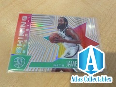 2020-21 Panini Illusions Emerald Green Shining Stars James Harden Brooklyn Nets #6